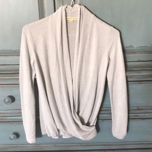 Softest, coziest wrap sweater